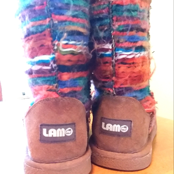 Rainbow Boots by Lamo Size 5 NWOT - Picture 3 of 11